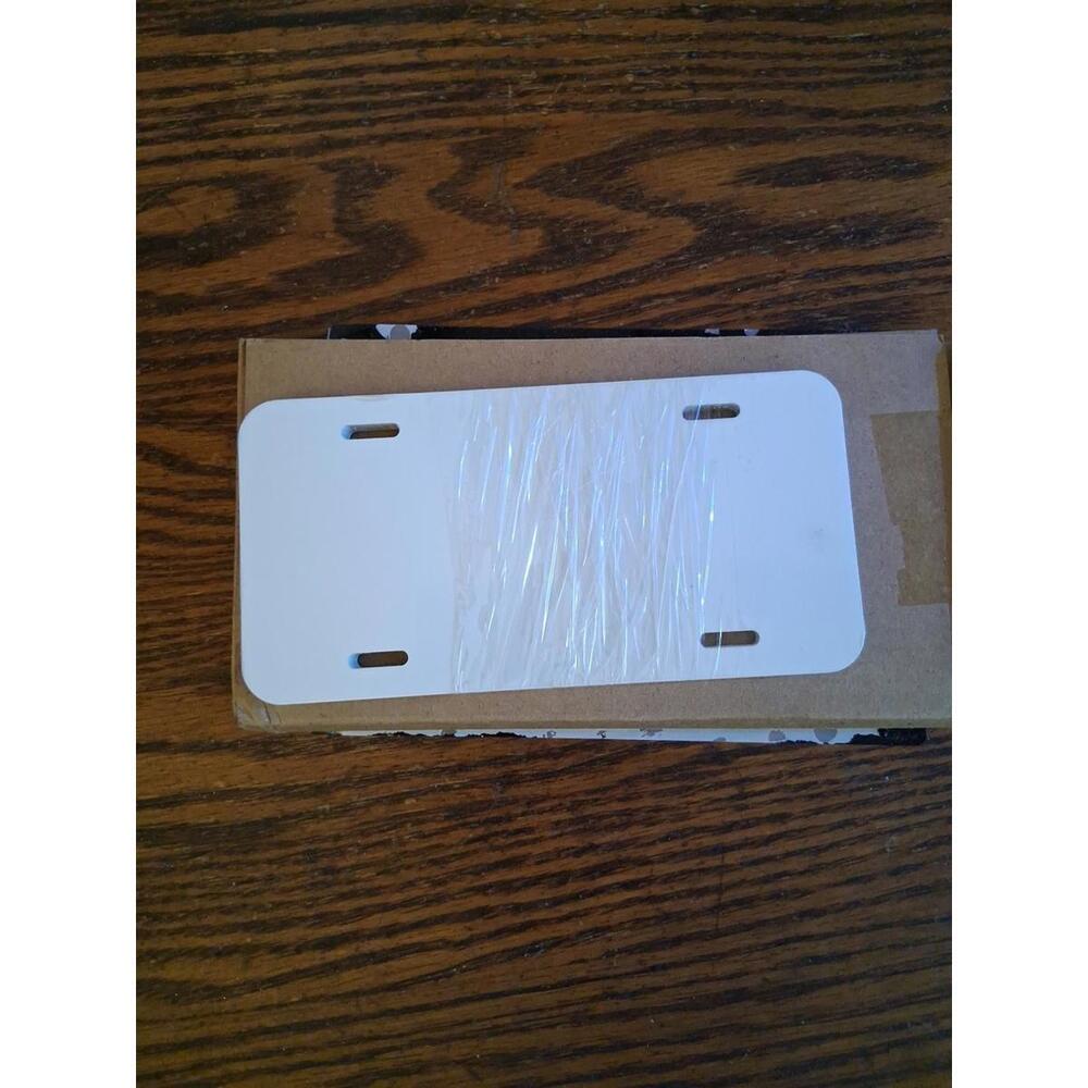 White Universal Wall Plate Mount - Adhesive Backing